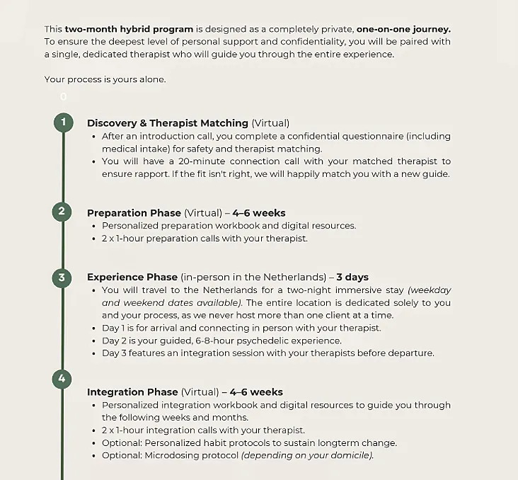 Kinisi psychedelic therapy program